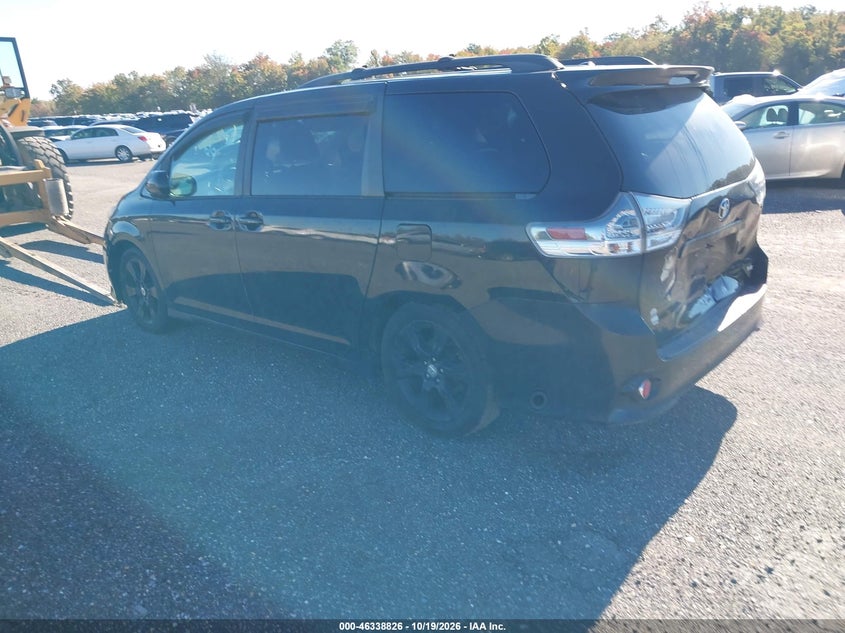 Vin: 5tdxk3dc4bs043139, lot: 46839085, toyota sienna se 20113