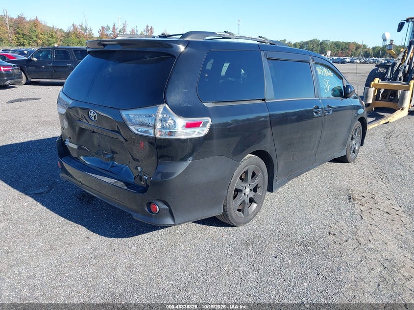 Vin: 5tdxk3dc4bs043139, lot: 46839085, toyota sienna se 20114