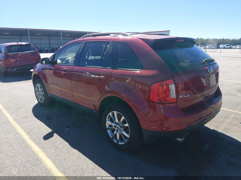 Vin: 2fmdk3jc2ebb83649, lot: 46839125, ford edge sel 20143