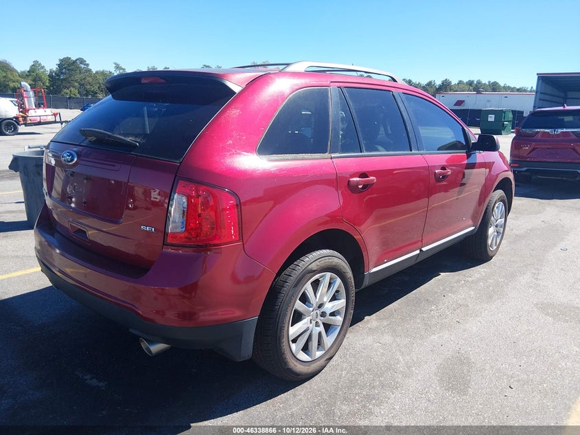 Vin: 2fmdk3jc2ebb83649, lot: 46839125, ford edge sel 20144
