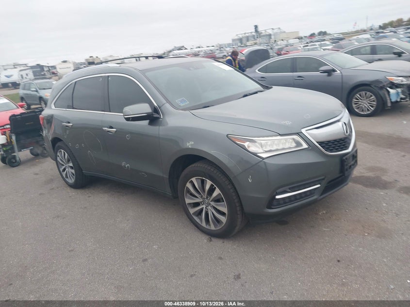 Vin: 5fryd4h48eb020123, lot: 46839168, acura mdx technology package 2014 img_1