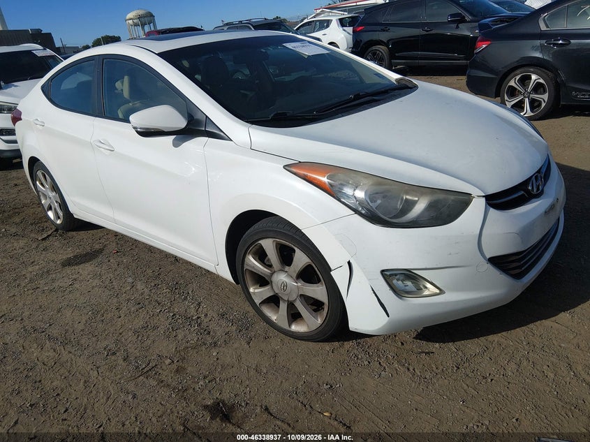 Vin: 5npdh4ae6bh075996, lot: 46839196, hyundai elantra limited 20111