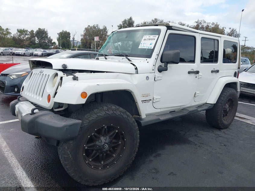 Vin: 1c4bjweg8cl128794, lot: 46839218, jeep wrangler unlimited sahara 20122