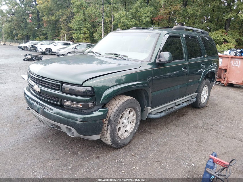 CHEVROLET TAHOE 2004 VIN 1GNEK13Z54R189849