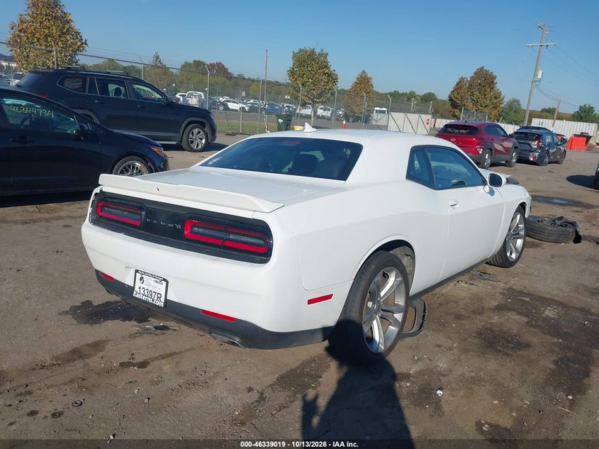 Vin: 2c3cdzjg1lh194320, lot: 46839278, dodge challenger gt 20204