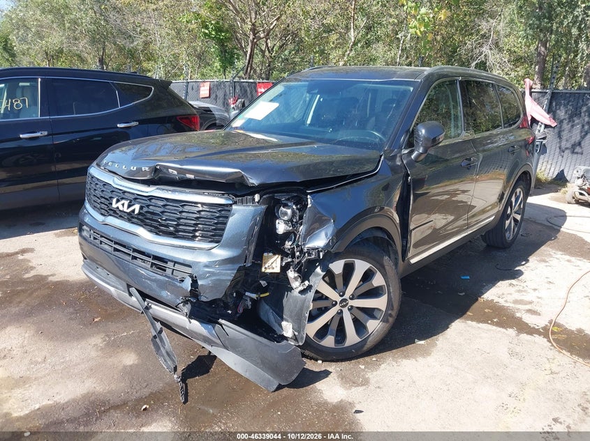Vin: 5xyp34hc2ng271123, lot: 46839303, kia telluride ex 20222