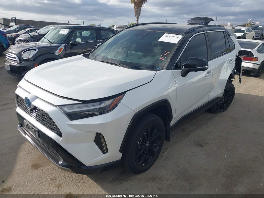 Vin: 4t3e6rfv8pu132280, lot: 46839435, toyota rav4 hybrid xse 20232