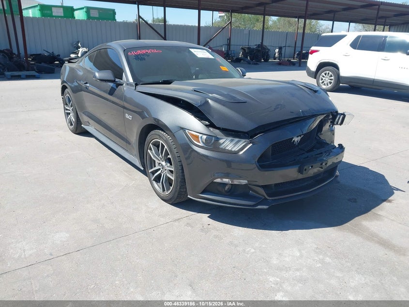 Vin: 1fa6p8cf2f5313296, lot: 46839445, ford mustang gt premium 2015 img_1