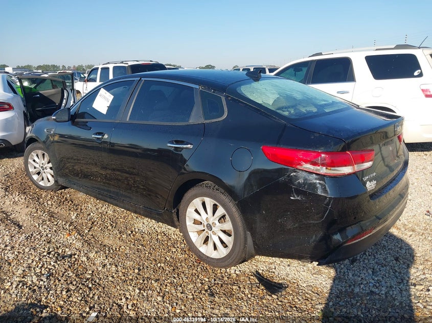 Vin: 5xxgt4l38jg264165, lot: 46839453, kia optima lx 20183