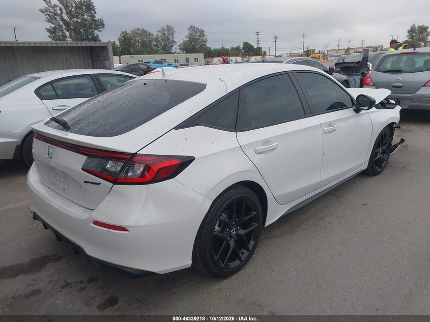 Vin: 19xfl2h82te024481, lot: 46839477, honda civic sport 20264