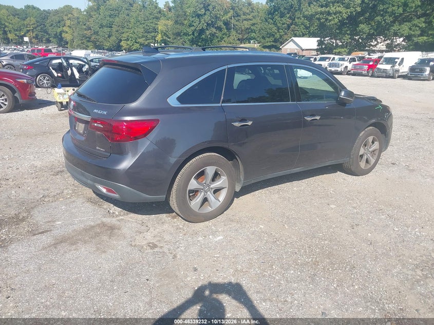 Vin: 5fryd4h26eb029112, lot: 46839491, acura mdx 20144