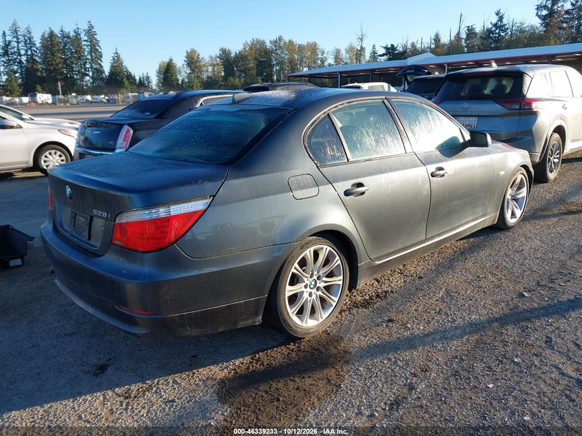 BMW 528I 2008 VIN WBANU53528C115527