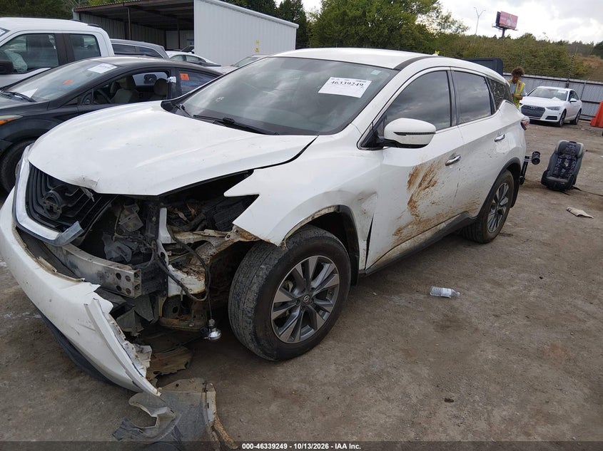 Vin: 5n1az2mg0jn149831, lot: 46839508, nissan murano s 20182