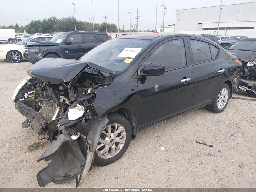 Vin: 3n1cn7ap0hl844155, lot: 46839544, nissan versa 1.6 sv 20172