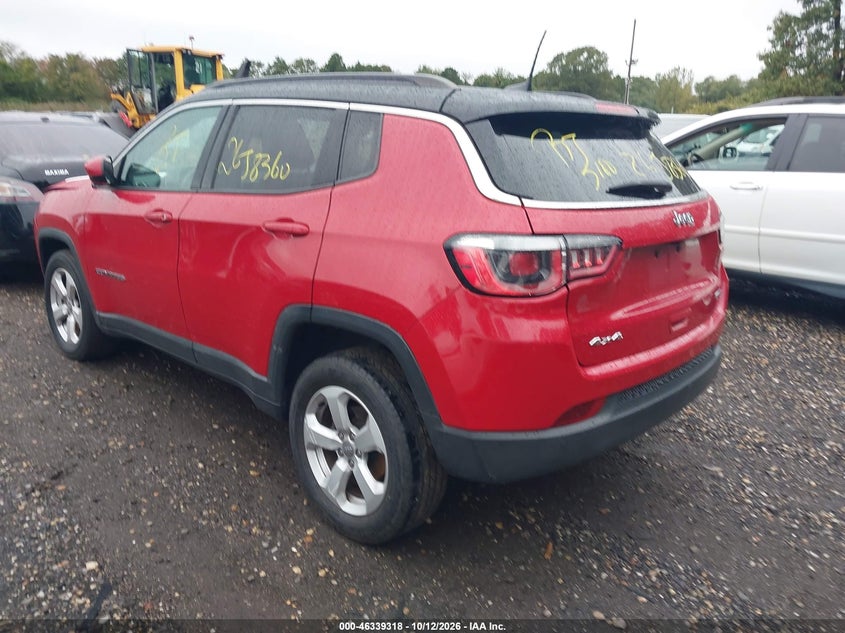 Vin: 3c4njdbb5kt602326, lot: 46839577, jeep compass latitude 4x4 20193