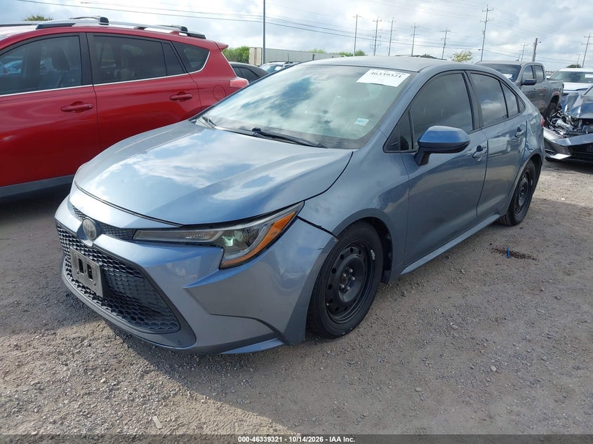 2020 Toyota Corolla Le, Frame, IAAI, VIN 5YFEPRAE9LP043682 — photo 2