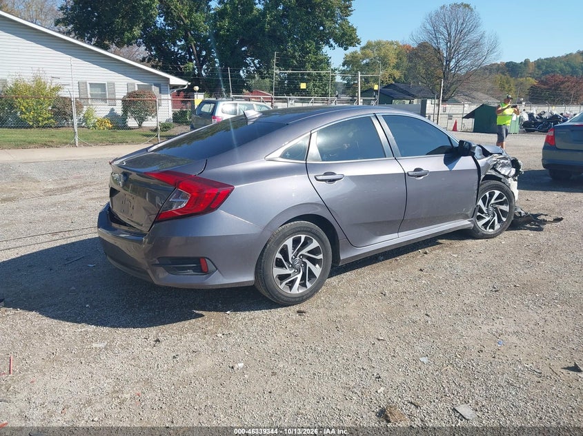Vin: 19xfc2f79je008821, lot: 46839603, honda civic ex 20184