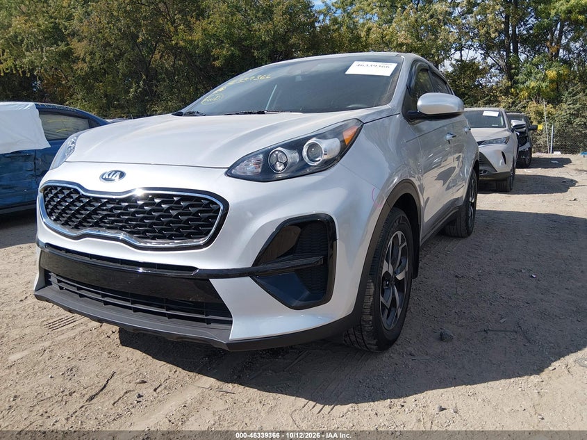 Vin: kndpm3ac3m7887524, lot: 46839625, kia sportage lx 20212