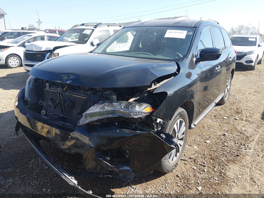 2018 Nissan Pathfinder Sv, Front End, IAAI, VIN 5N1DR2MM1JC620769 — photo 2