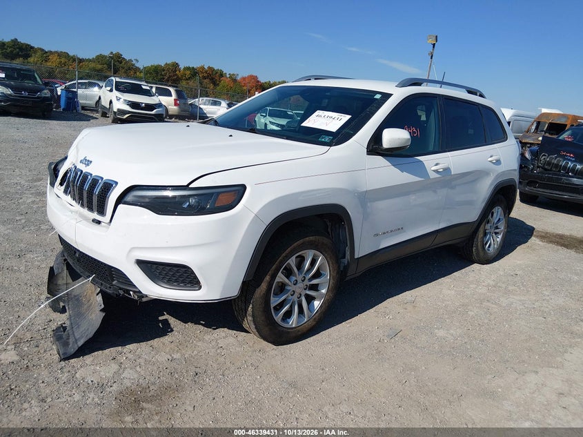 Vin: 1c4pjmcb1ld622765, lot: 46839690, jeep cherokee latitude 4x4 20202