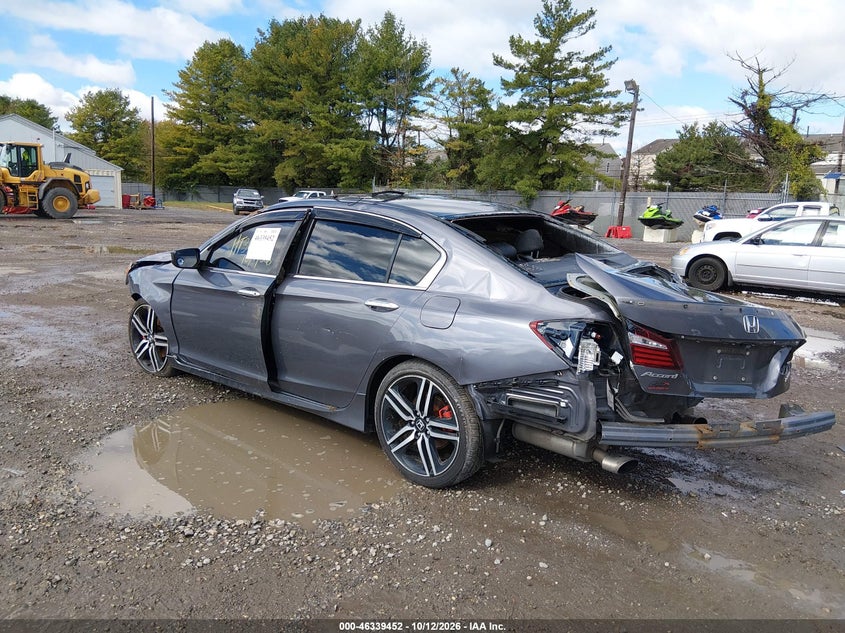 Vin: 1hgcr2f51ga047335, lot: 46839711, honda accord sport 20163
