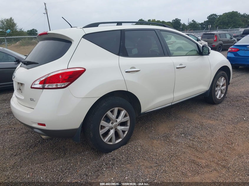 Vin: jn8az1mu5dw201705, lot: 46839784, nissan murano sl 20134