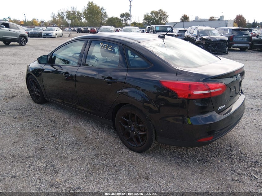 Vin: 1fadp3f29gl311724, lot: 46839791, ford focus se 20163