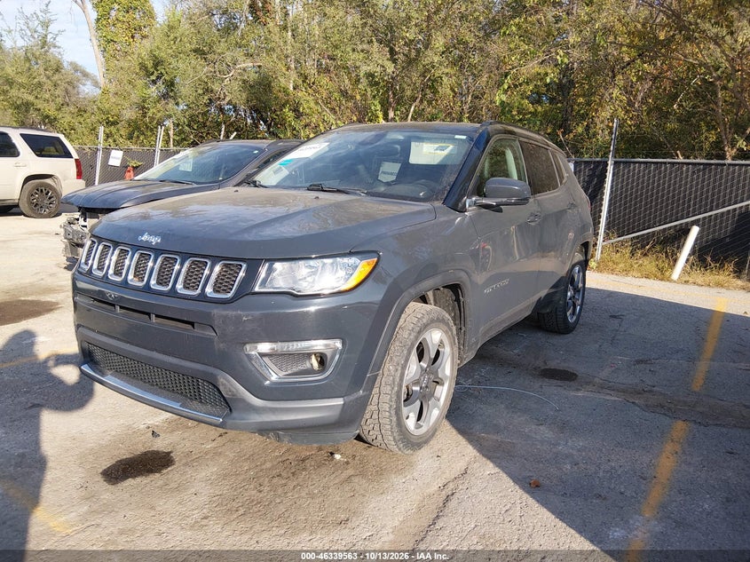 Vin: 3c4njdcb2jt328970, lot: 46839822, jeep compass limited 4x4 20182