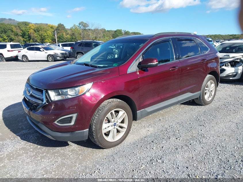 Vin: 2fmpk4j96hbb02714, lot: 46839882, ford edge sel 20172