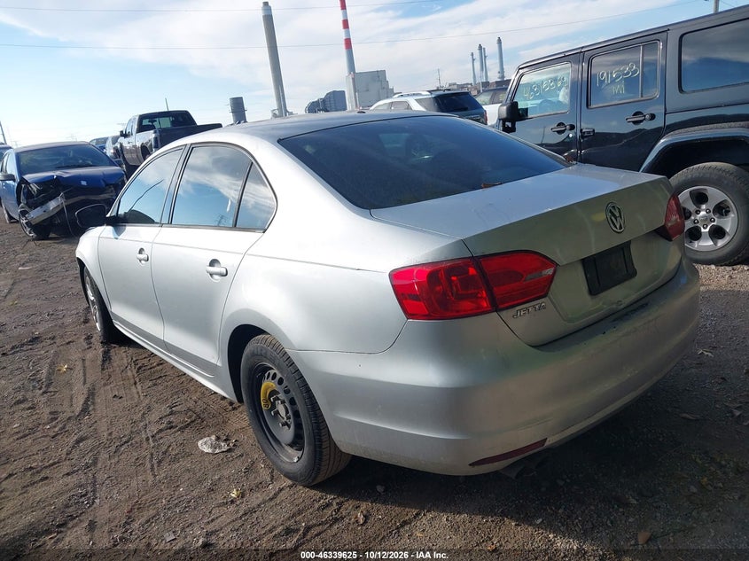 Vin: 3vw2k7aj4cm356680, lot: 46839884, volkswagen jetta 2.0l s 20123