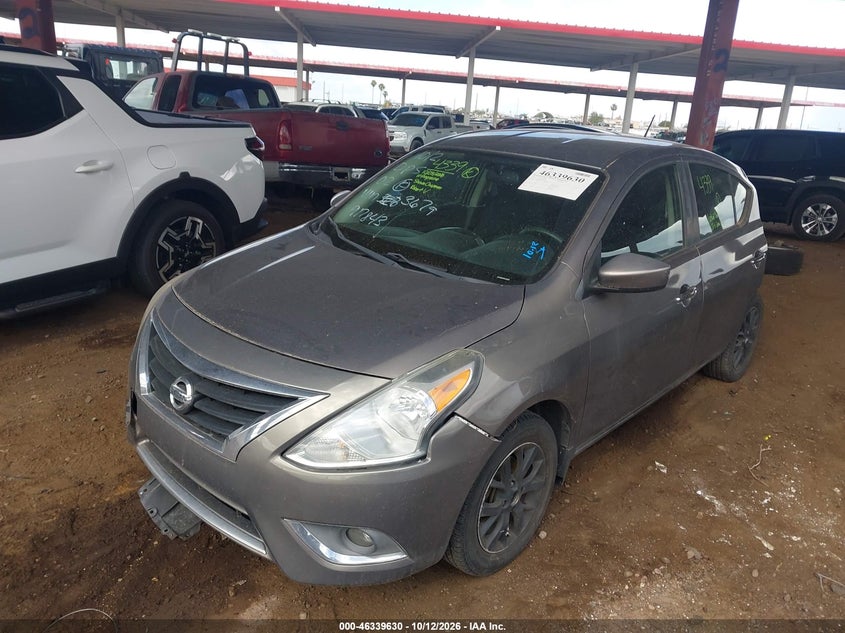 Vin: 3n1cn7ap6hl823679, lot: 46839889, nissan versa 1.6 sv 20172