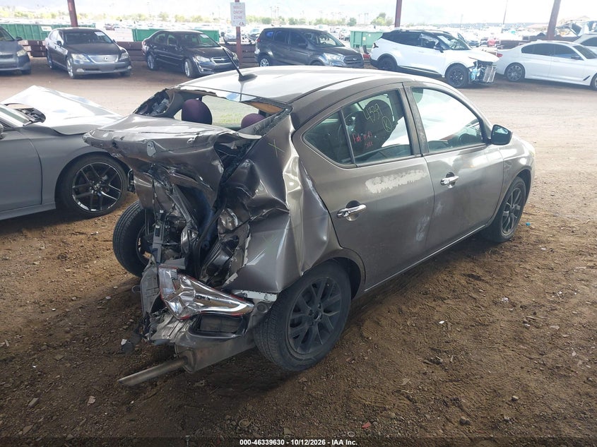 Vin: 3n1cn7ap6hl823679, lot: 46839889, nissan versa 1.6 sv 20174