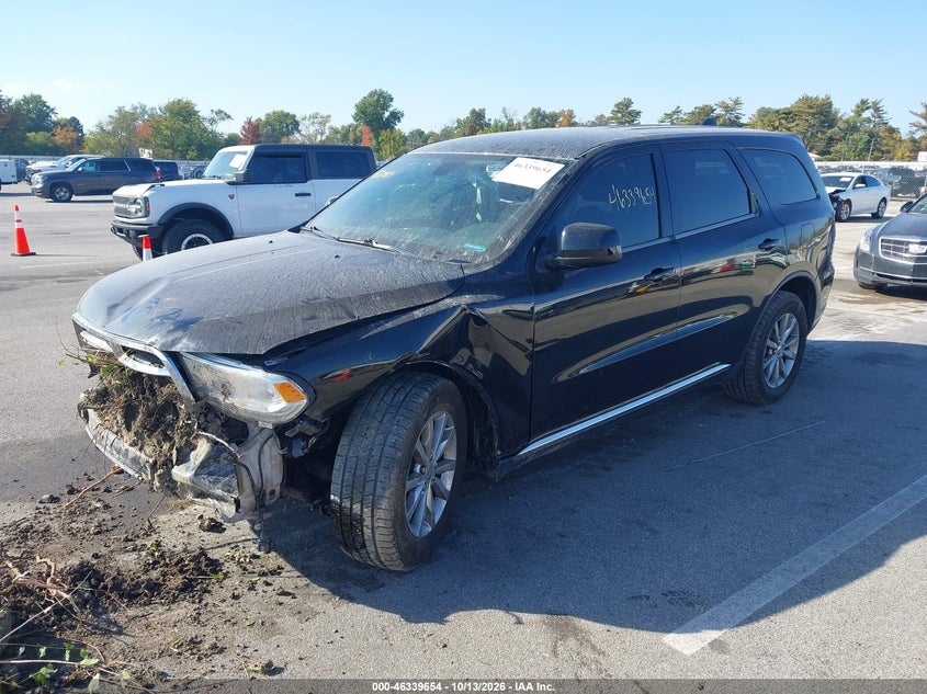 Vin: 1c4rdjag2hc878388, lot: 46839913, dodge durango sxt awd 20172