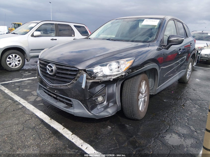 Vin: jm3ke2cy6g0898922, lot: 46839922, mazda cx-5 touring 20162
