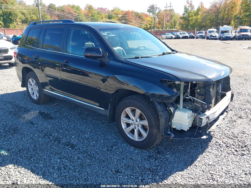 Vin: 5tdbk3eh8cs115031, lot: 46839929, toyota highlander se v6 20121