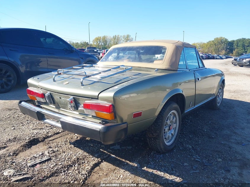 FIAT 124 1982 VIN ZFAAS00B3C5001061