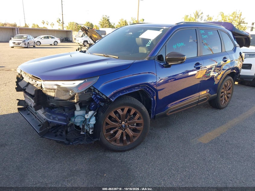 Vin: jf2sldhc2sh512418, lot: 46839975, subaru forester sport 20252