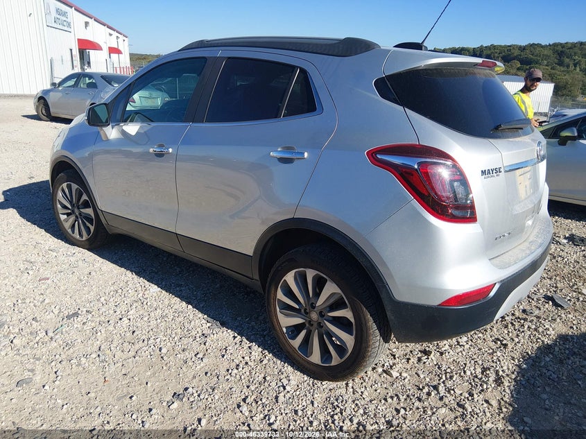 Vin: kl4cjasb0jb600029, lot: 46839992, buick encore preferred 20183