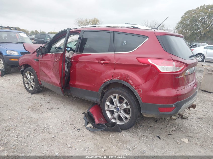 Vin: 1fmcu9j9xeud85534, lot: 46839994, ford escape titanium 20143