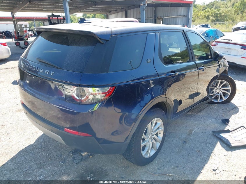Vin: salcr2bg9gh600058, lot: 46840052, land rover discovery sport hse 20164