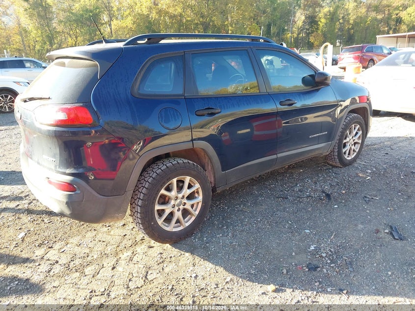 Vin: 1c4pjmab7fw651943, lot: 46840074, jeep cherokee sport 20154