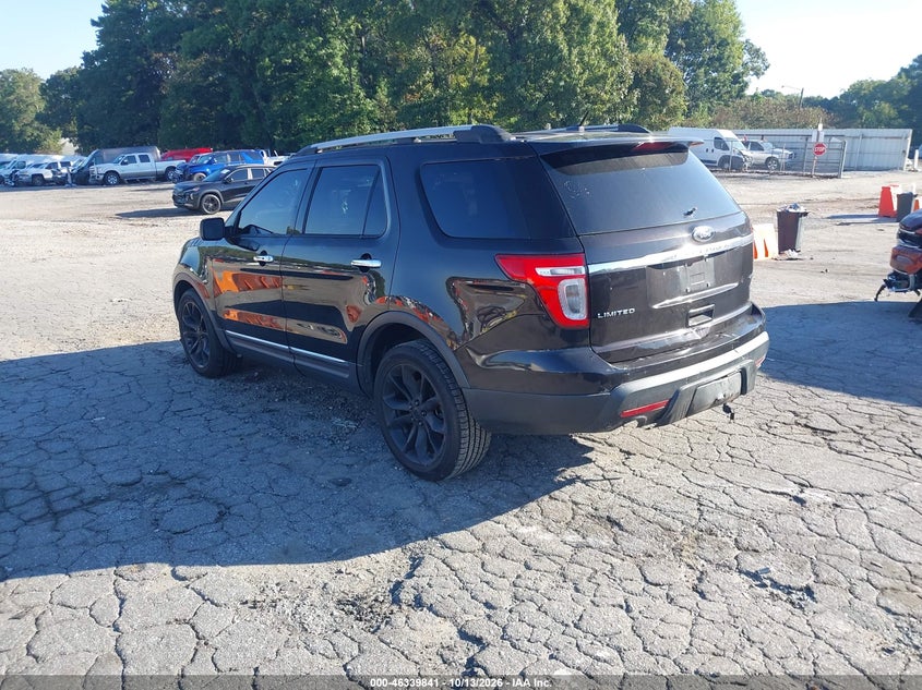 Vin: 1fm5k8f89dgb21582, lot: 46840100, ford explorer limited 20133