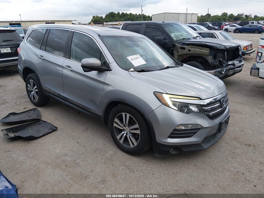 Vin: 5fnyf5h72gb010671, lot: 46840106, honda pilot ex-l 20161
