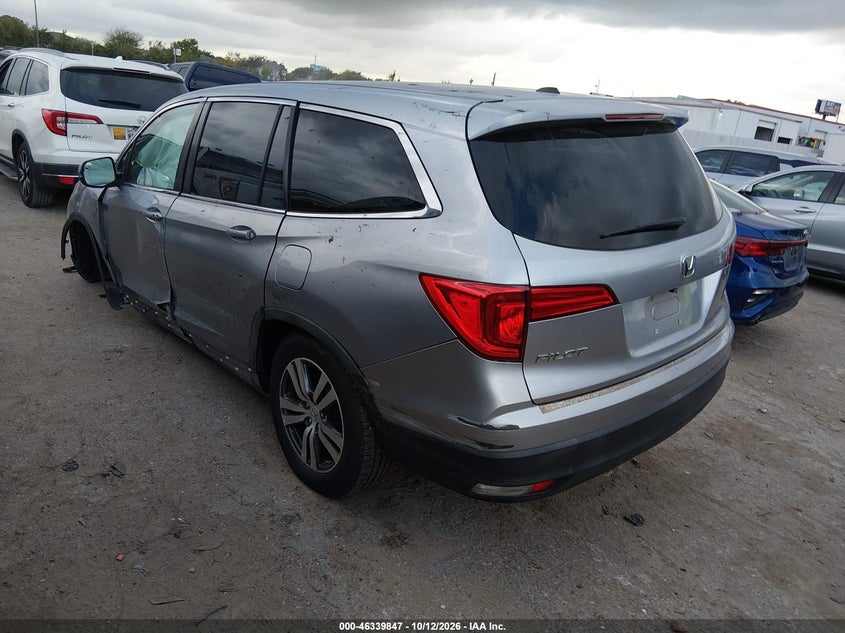 Vin: 5fnyf5h72gb010671, lot: 46840106, honda pilot ex-l 20163