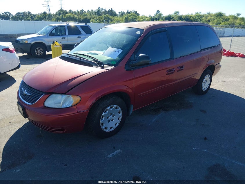 2004 Chrysler Town & Country Lx, Звичайний знос, IAAI, VIN 2C4GP44R24R620175 — фото 2