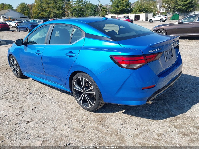 Vin: 3n1ab8dv9ly290819, lot: 46840140, nissan sentra sr xtronic cvt 20203