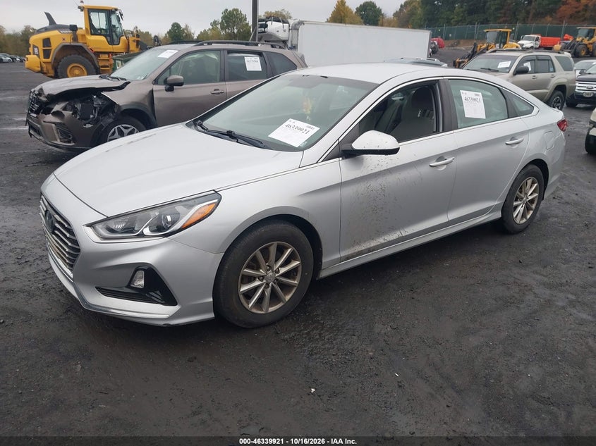2019 Hyundai Sonata Se, Theft Recovery, IAAI, VIN 5NPE24AF9KH793380 — photo 2