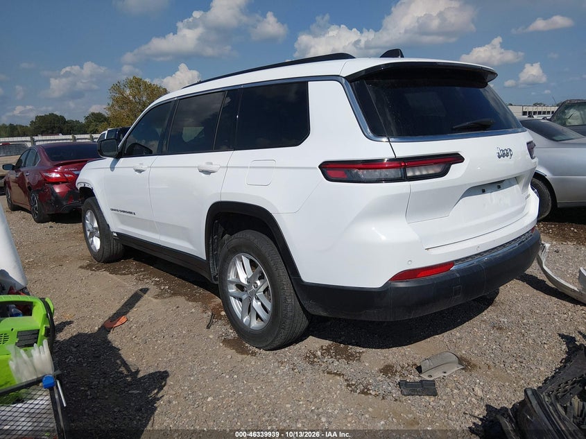 Vin: 1c4rjjagxs8645104, lot: 46840199, jeep grand cherokee l laredo x 4x2 20253
