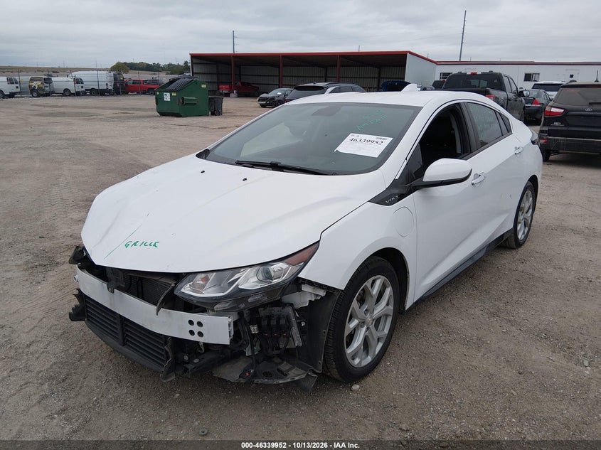 2018 Chevrolet Volt Premier, Front End, IAAI, VIN 1G1RB6S58JU108785 — photo 2