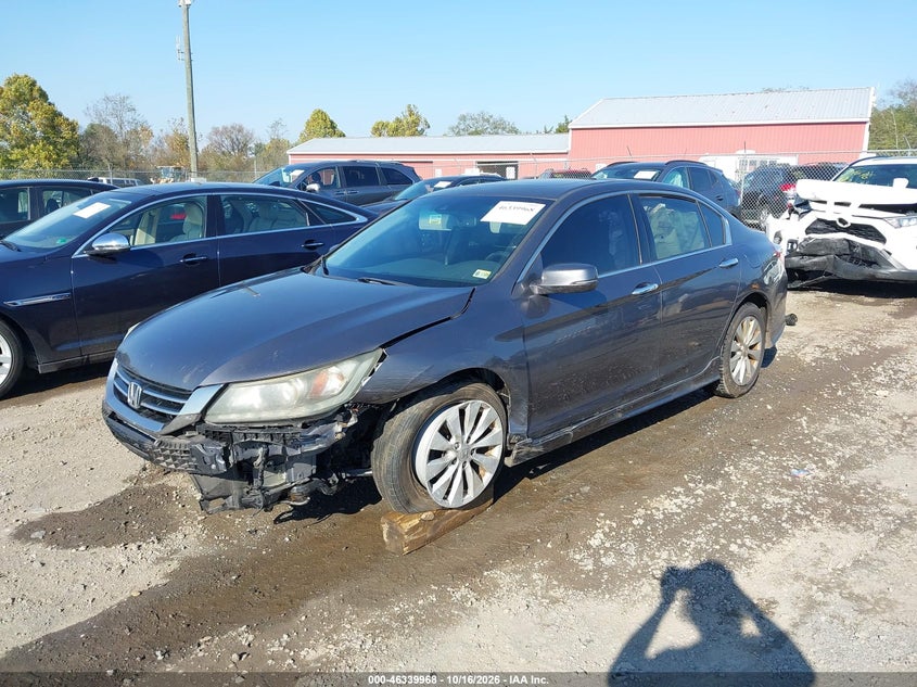 Vin: 1hgcr3f85da029643, lot: 46840227, honda accord ex-l v-6 20132